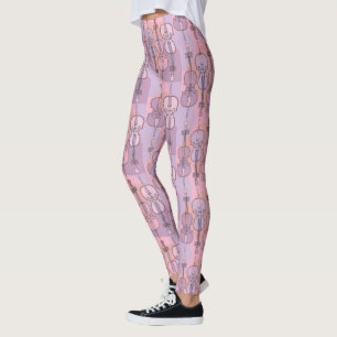 Colorful Cello Pattern Leggings