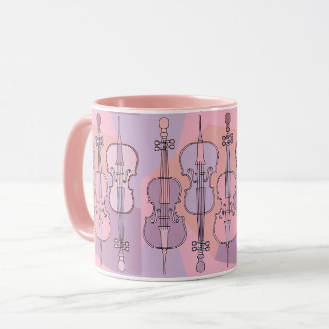  Colorful Cello Pattern  Mug (Front Left)