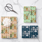Colorful Cello Pattern  Wrapping Paper Sheets