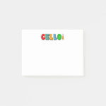 Colorful Cello Post It Notes