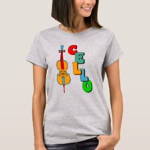 Colorful Cello T-Shirt