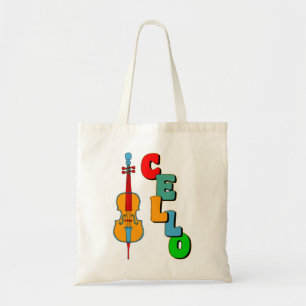 Colorful Cello Tote Bag