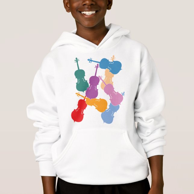 Colorful Cellos Hoodie (Front)