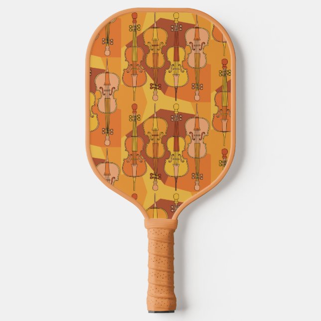 Colorful Cellos Pattern  Pickleball Paddle (Front)