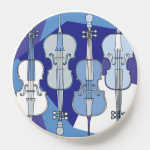 Colorful Cellos Pattern Popsocket 