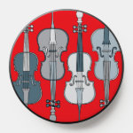 Colorful Cellos Pattern Popsocket 