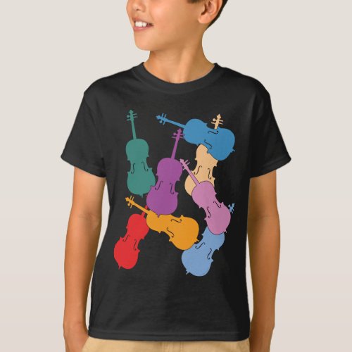 Colorful Cellos T_Shirt