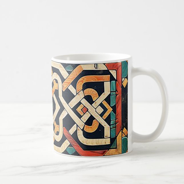 “Colorful Celtic Knot”  Coffee Mug (Right)