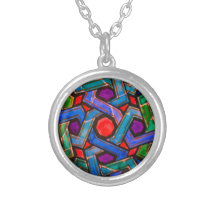 Colorful Celtic Knot Necklace
