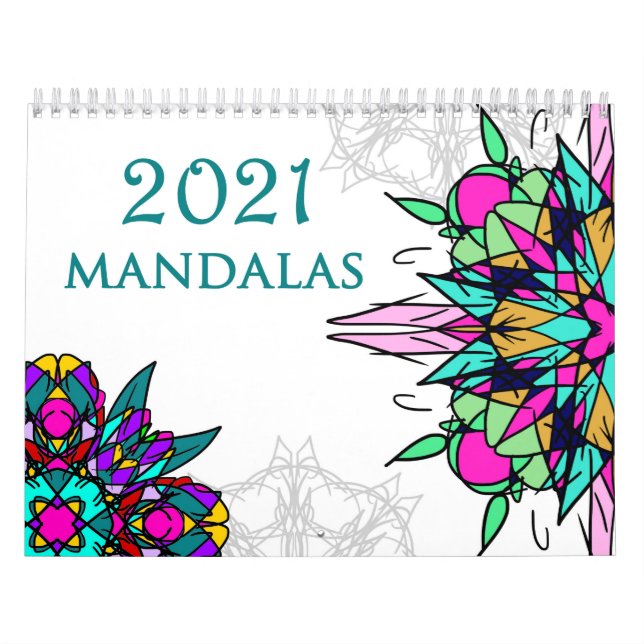 Colorful Celtic Mandalas Calendar (Cover)