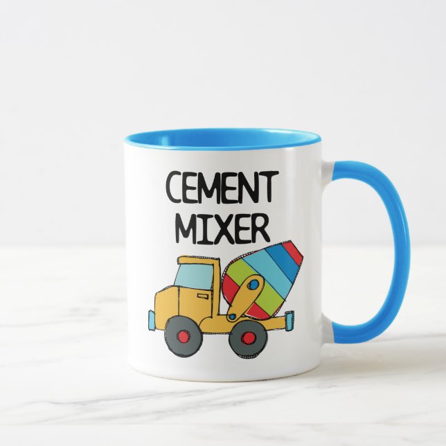 Colorful Cement Mixer Mug (Right)