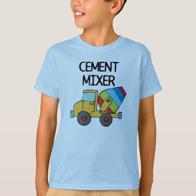 Colorful Cement Mixer T-Shirt (Front)