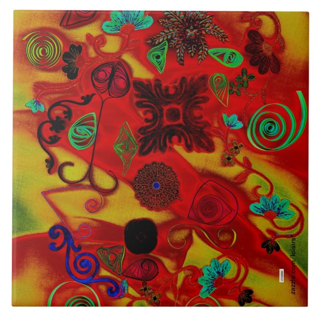 Colorful Ceramic Tile (Front)