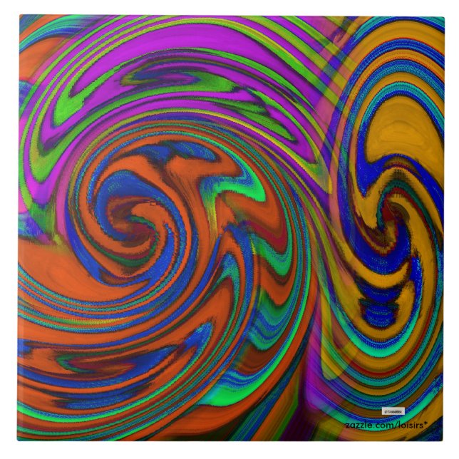 Colorful Ceramic Tile (Front)