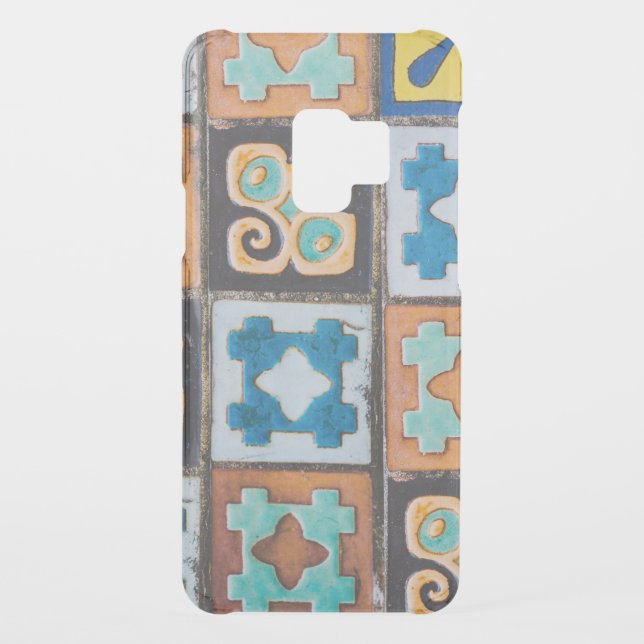 Colorful Ceramic Tiles Pattern Design Uncommon Samsung Galaxy Case (Back)