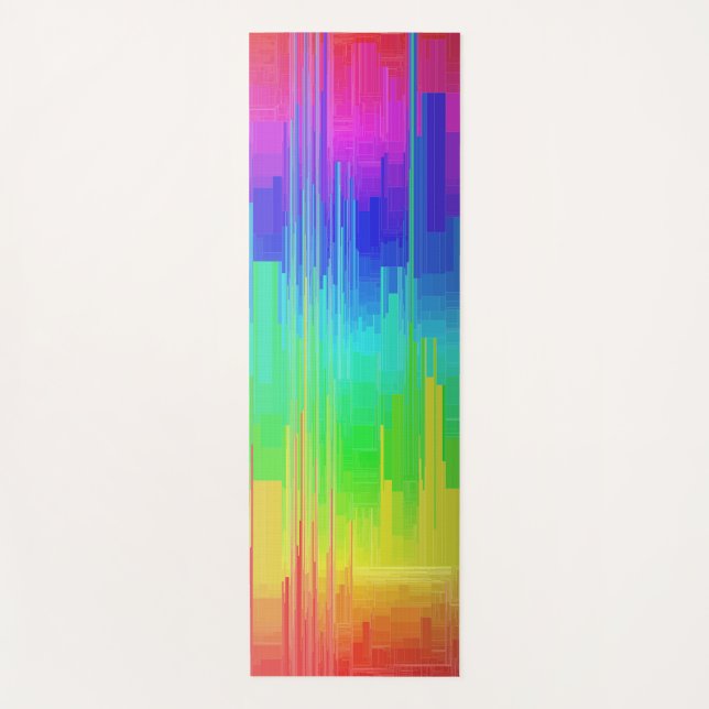 Colorful Chakra Yoga Mat (Front)