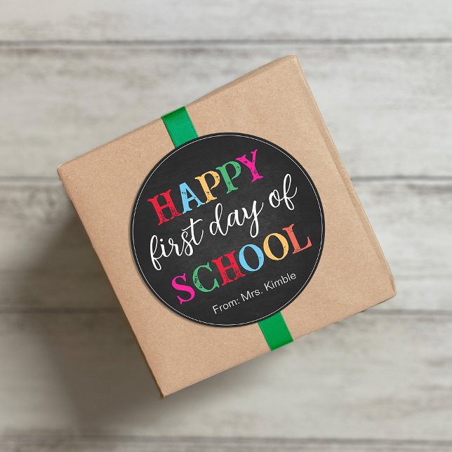 Colorful Chalkboard School Sticker (Creator Uploaded)