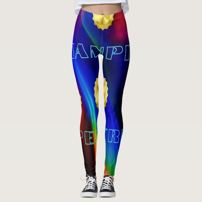 Colorful Champion Spirit Leggings (Front)