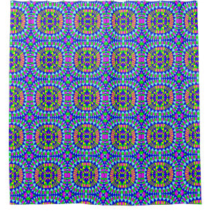 Colorful Chaos 12 Shower Curtain