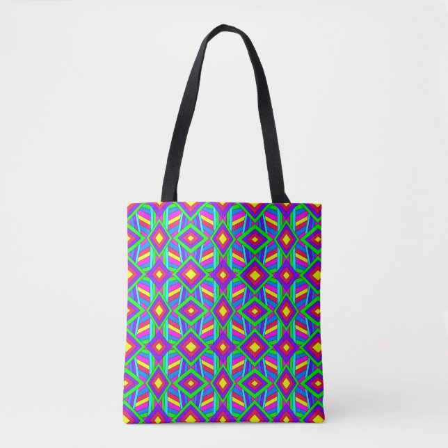 Colorful Chaos 13 Tote Bag (Front)