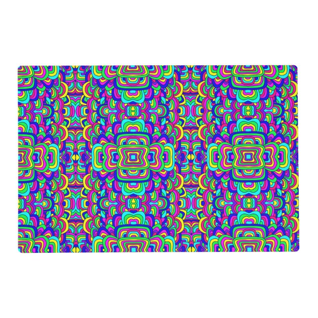 Colorful Chaos 5 Placemat (Front)