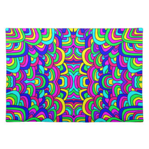 Colorful Chaos 5 Placemat