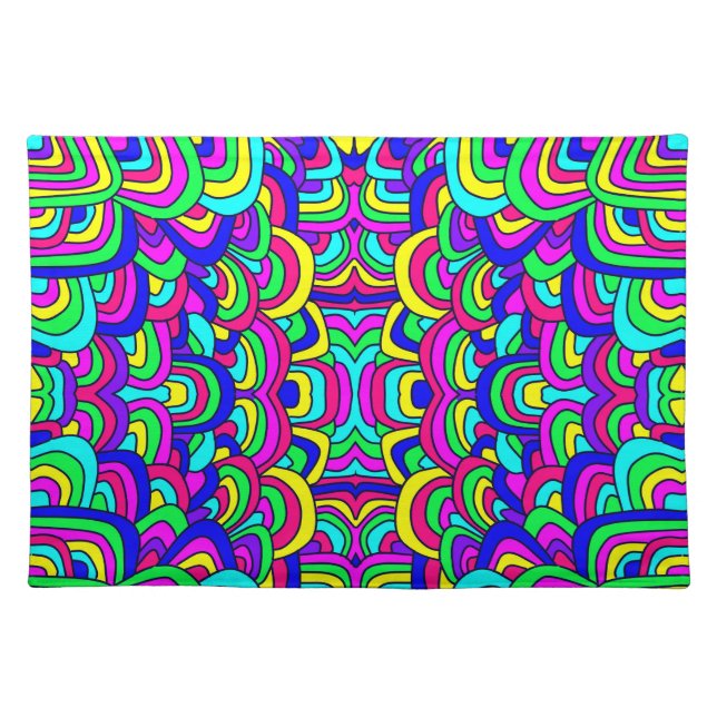 Colorful Chaos 5 Placemat (Front)