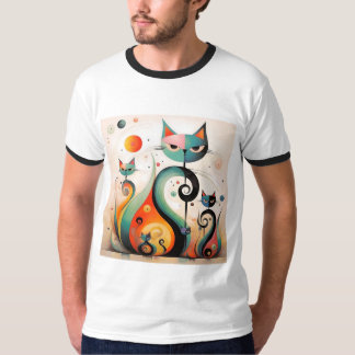 'Colorful Chaos' Inducing cute cat-like behavior T-Shirt
