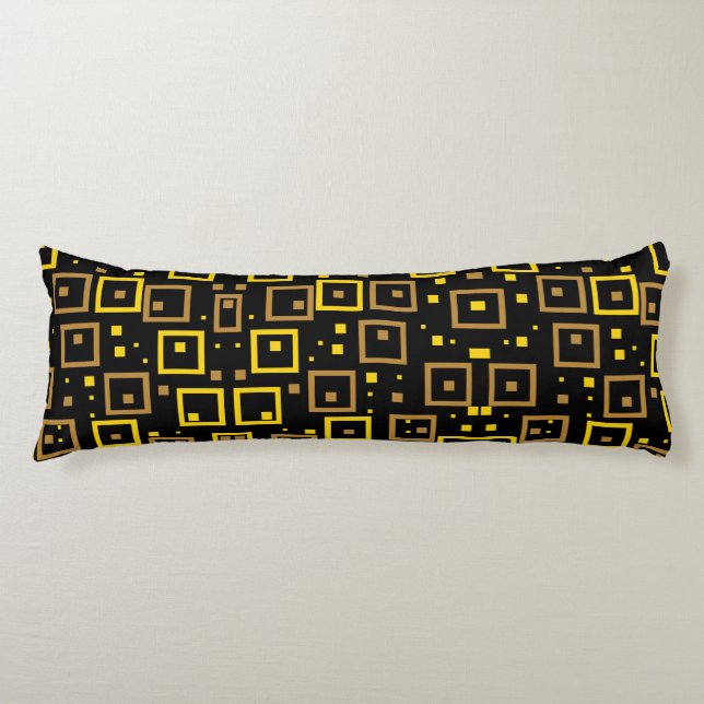 Colorful Chaos: Random Color Splashes Body Pillow (Front)