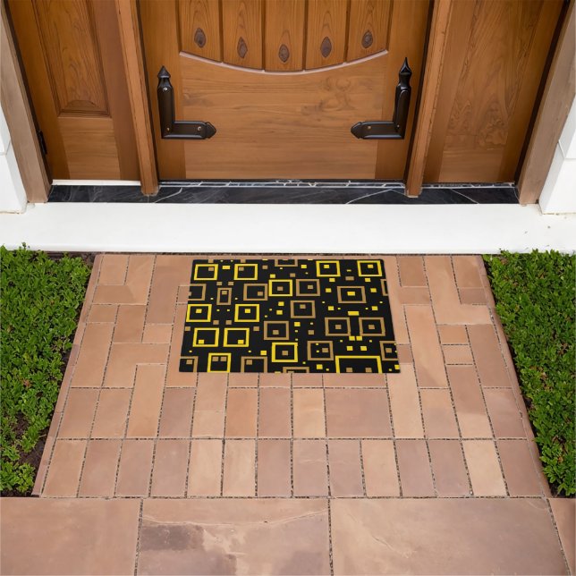 Colorful Chaos: Random Color Splashes Doormat (Outdoor)