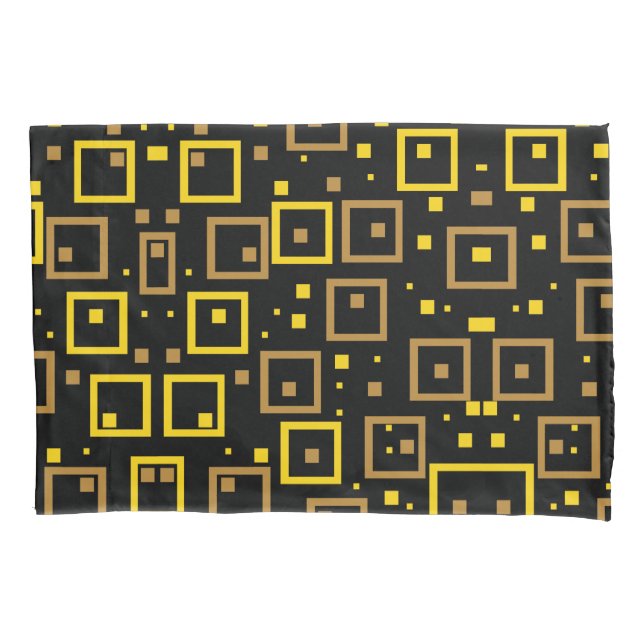 Colorful Chaos: Random Color Splashes Pillow Case (Front)