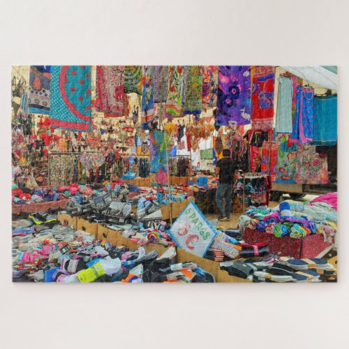 COLORFUL  CHAOS_ SANTANA FLEA MARKET_ PORTUGAL JIGSAW PUZZLE