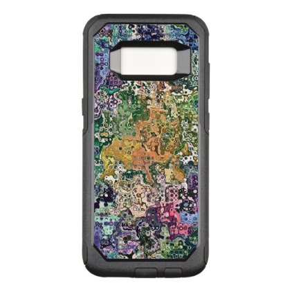 Colorful Chaotic Circles OtterBox Commuter Samsung Galaxy S8 Case