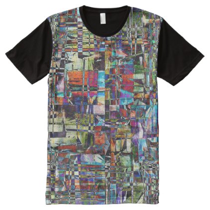 Colorful Chaotic Composite All-Over-Print T-Shirt