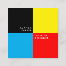 Colorful Check Minimalist Designer Cool
