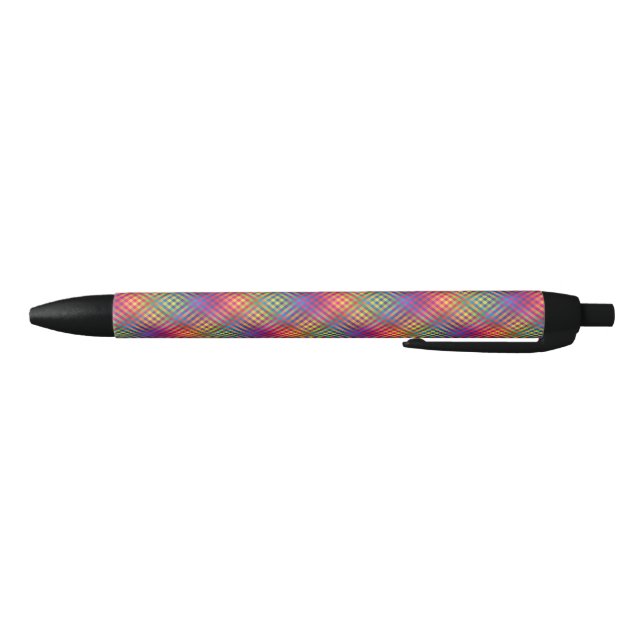 Colorful Checker Abstract Pattern Pen (Bottom)