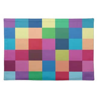 Colorful Checkerboard Pattern
