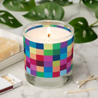Colorful Checkerboard Pattern