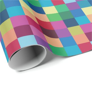 Colorful Checkerboard Pattern