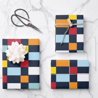 Colorful Checkerboard Pattern