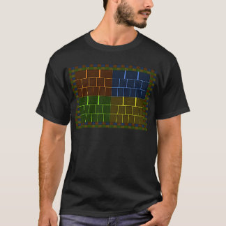 Colorful Checkered pattern vector Wall canvas T-Shirt