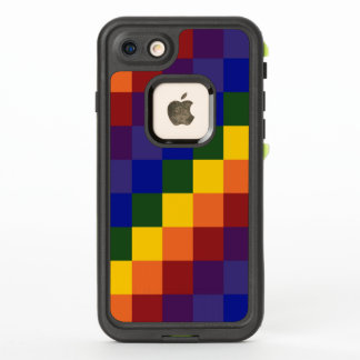 Colorful Checkered Rainbow Pattern