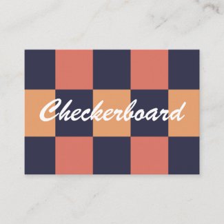 Colorful Checks Checkerboard Pattern