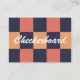 Colorful Checks Checkerboard Pattern Business Card | Zazzle