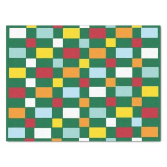 Colorful Checks Checkerboard Pattern