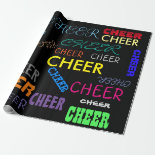 Colorful Cheer Personalized Wrapping Paper