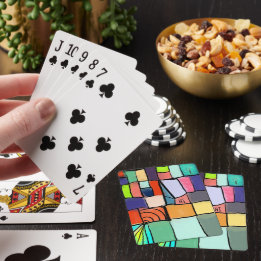 Colorful, Cheerful, Welcoming, Bright Poker Cards