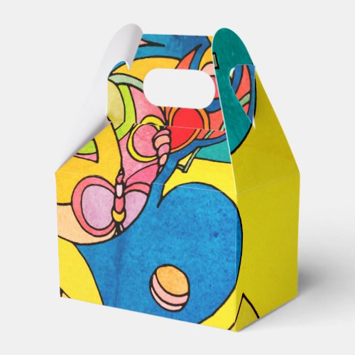 Colorful Cheerful Whimsical Favor Boxes