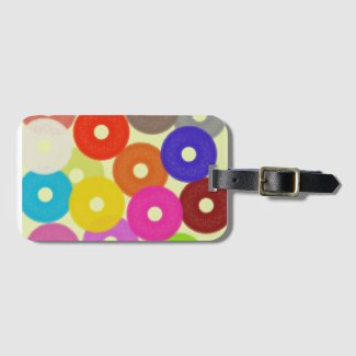 colorful cheery color will make your life vibrant  luggage tag