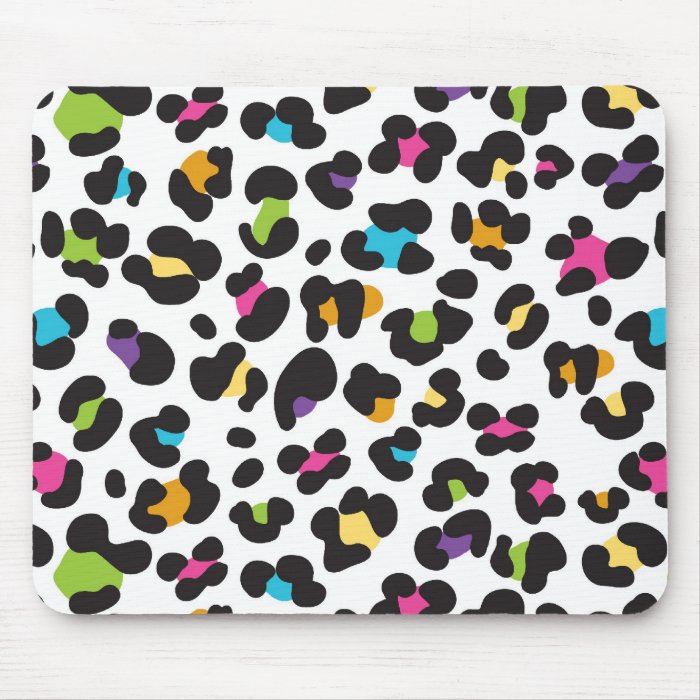 Colorful Cheetah Leopard Print Gifts for Teens Mouse Pad